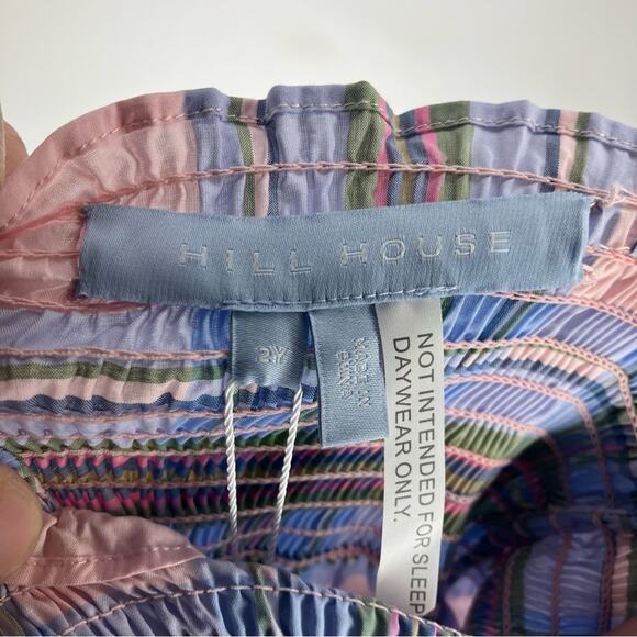 NWT HILL HOUSE Home Baby Ellie Nap Dress Spring Plaid Pink Blue 2T - Picture 3 of 4